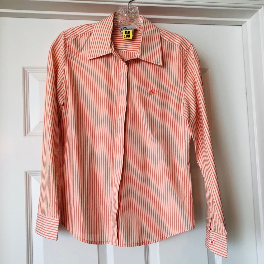🌴VINTAGE Lilly Pulitzer striped button down🌴